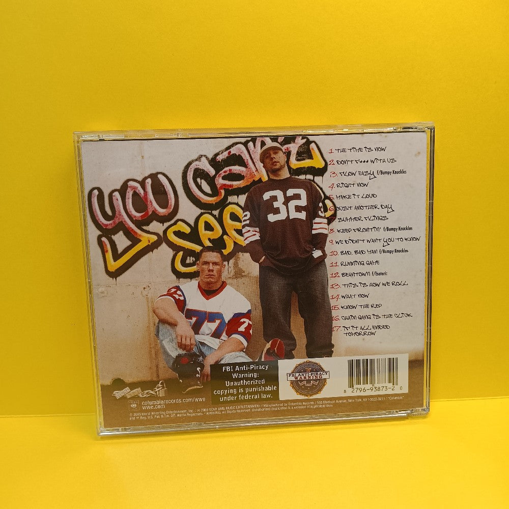 John Cena & Tha Trademarc - You Can't See Me AUTOGRAPHED - 2005 - CK 93873 - Used - VG++ - CDs