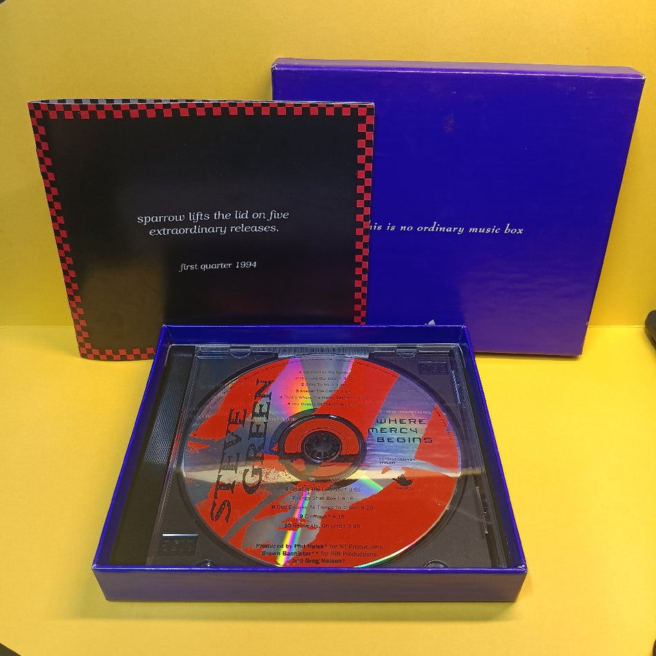 Steve Green - Where Mercy Begins PROMO BOX - 1994 - SPD1334 - Used - EX - CDs