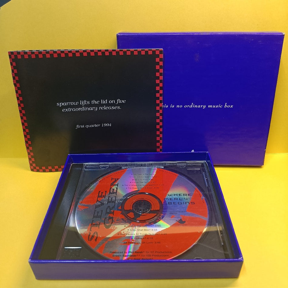 Steve Green - Where Mercy Begins PROMO BOX - 1994 - SPD1334 - Used - EX - CDs