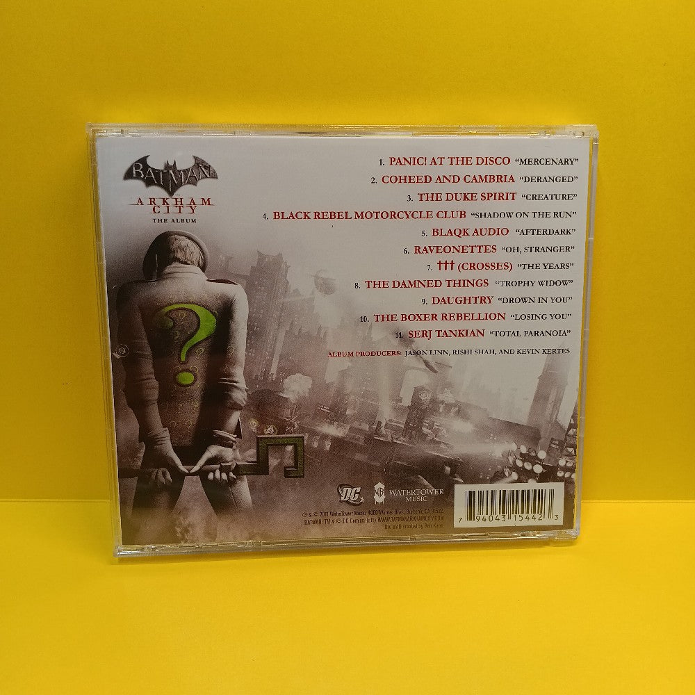 Various - Batman: Arkham City The Album - 2011 - WTM39263 - Used - NM - CDs