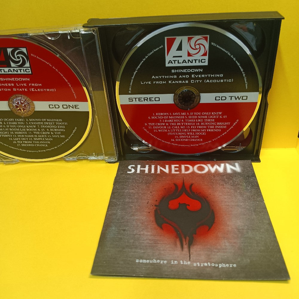Shinedown - Somewhere In The Stratosphere 4 DISC CD DVD - 2011 - 527207-2 - Used - VG++ - CDs