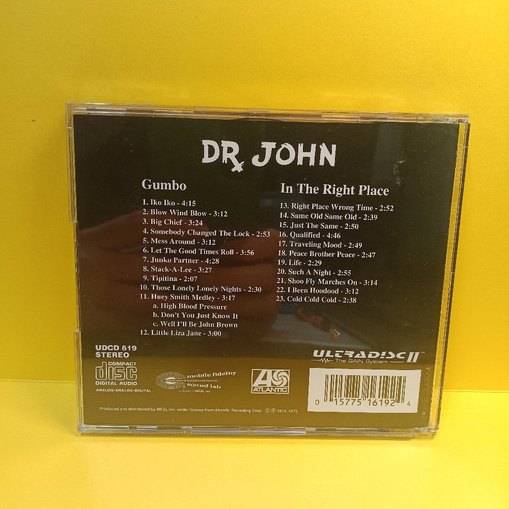 Dr. John - Gumbo / In The Right Place GOLD MFSL - 1995 - UDCD 619 - Used - EX - CDs