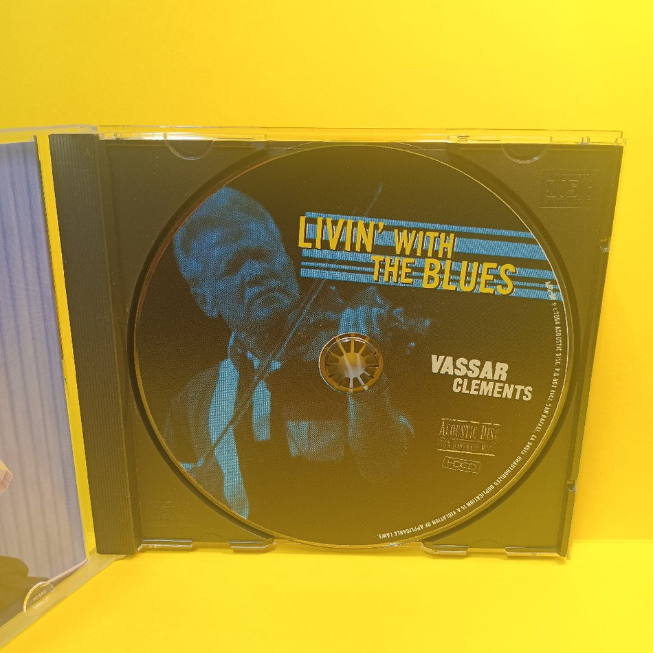 Vassar Clements - Livin' With The Blues - 2004 - ACD 58 - Used - NM - CDs