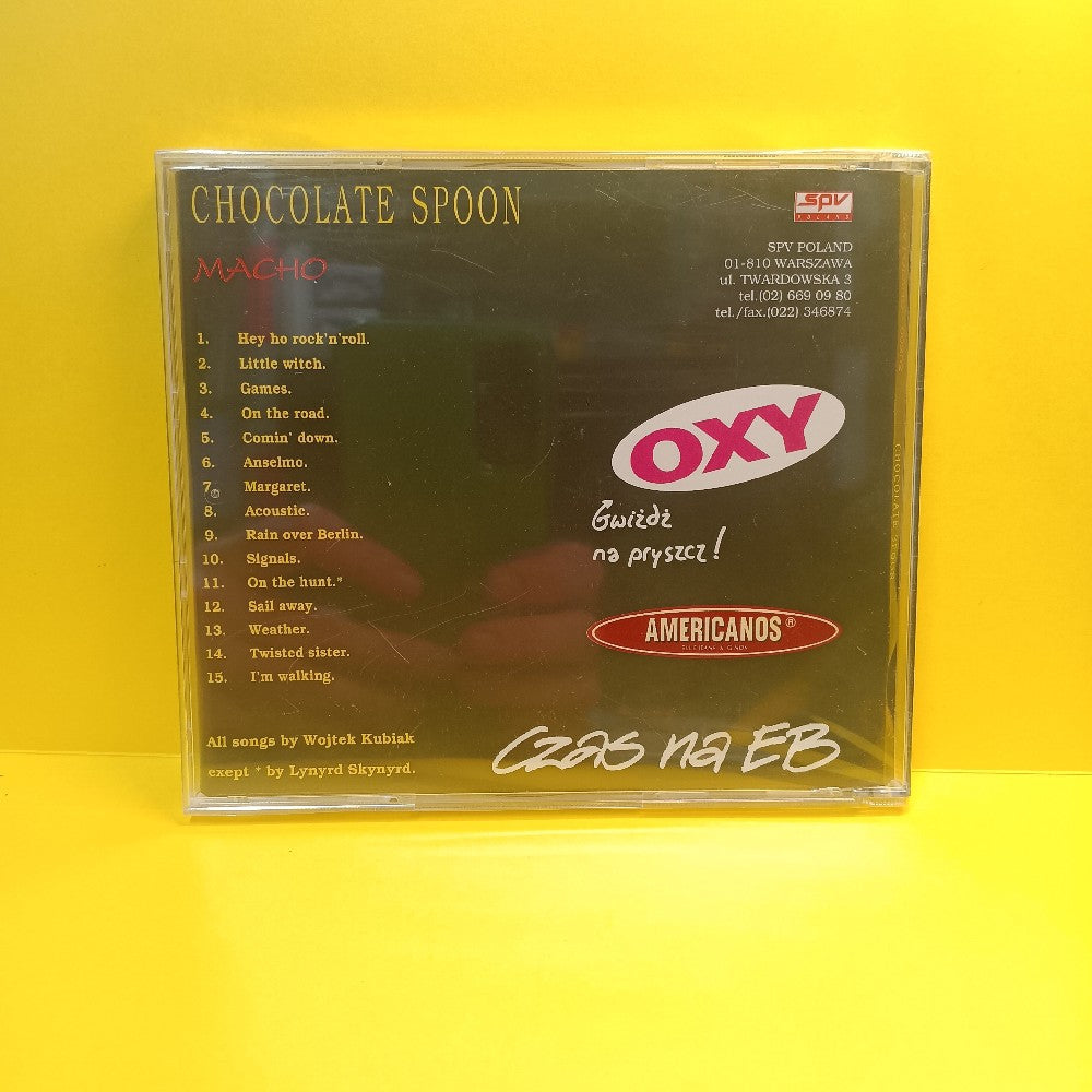 Chocolate Spoon - Macho POLAND - 1995 - SPV POLAND 00202 - New - Sealed - CDs