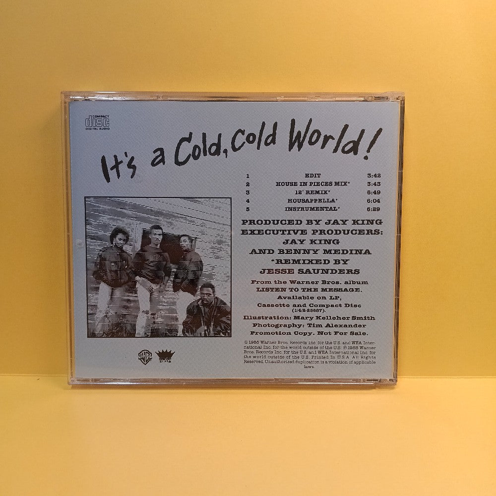 Club Nouveau - It's A Cold Cold World PROMO - 1988 - PRO-CD-2991 - Used - EX - CDs