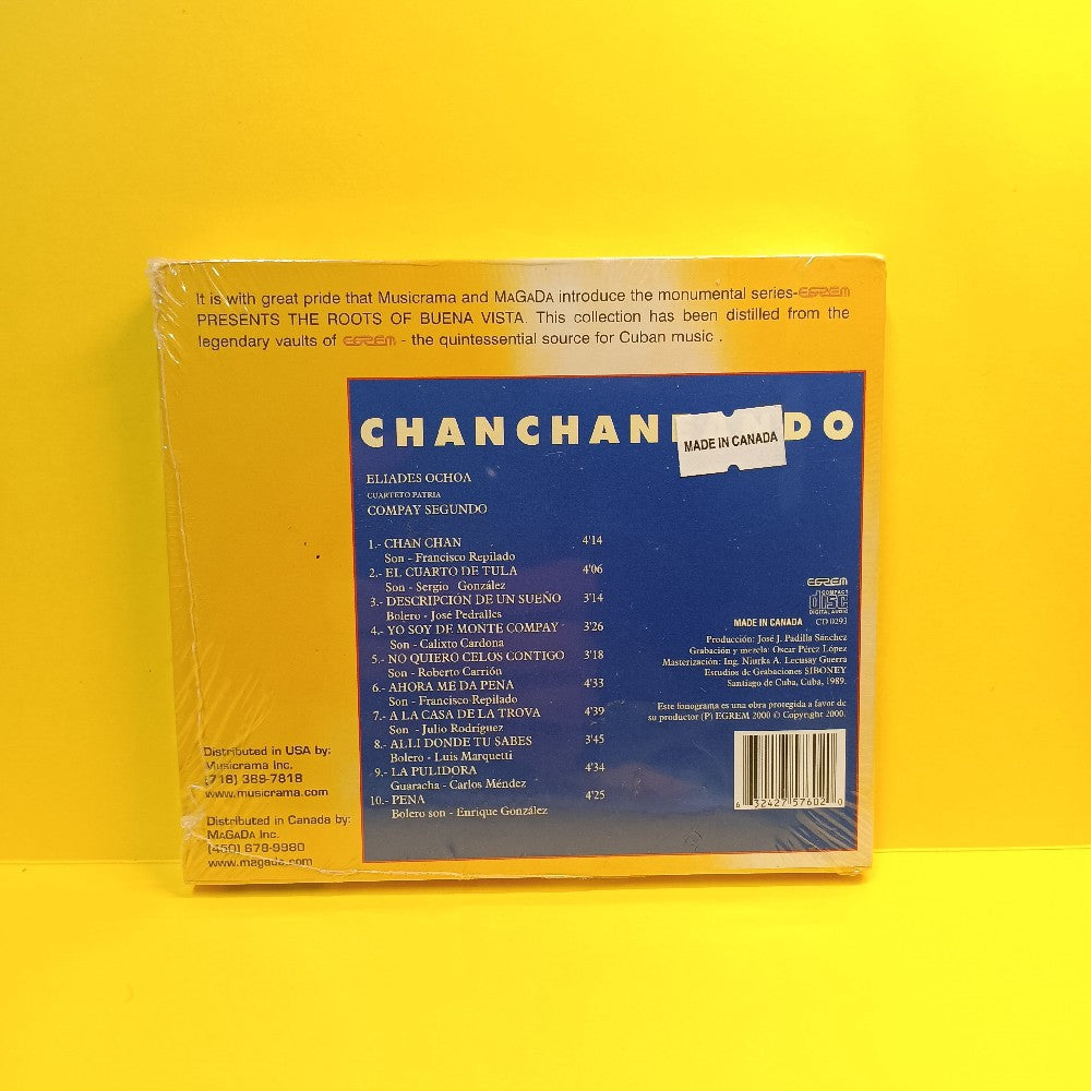 Eliades Ochoa Y El Cuarteto Patria, Compay Segundo - Chanchaneando - 2000 - CD 0293 - New - Sealed - CDs