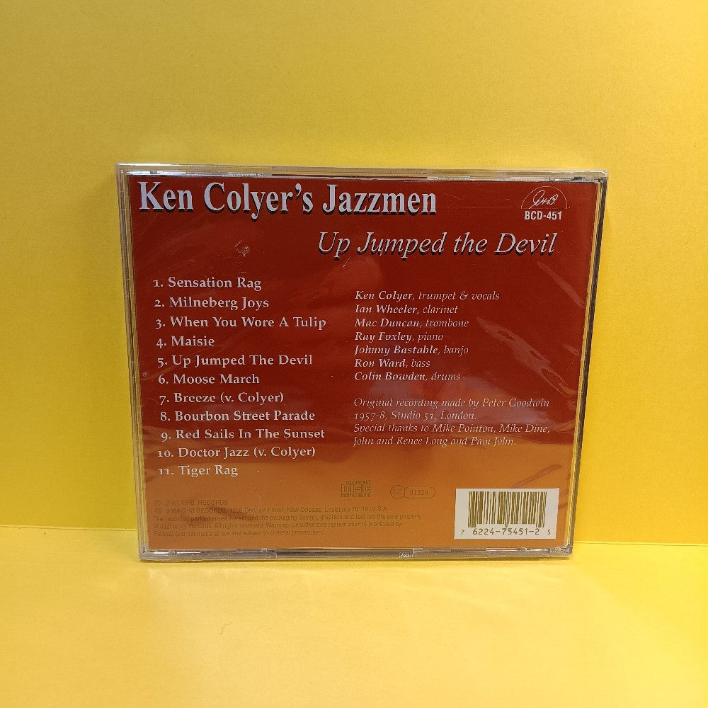 Ken Colyer's Jazzmen - Up Jumped The Devil - 2001 - BCD-451 - New - Sealed - CDs