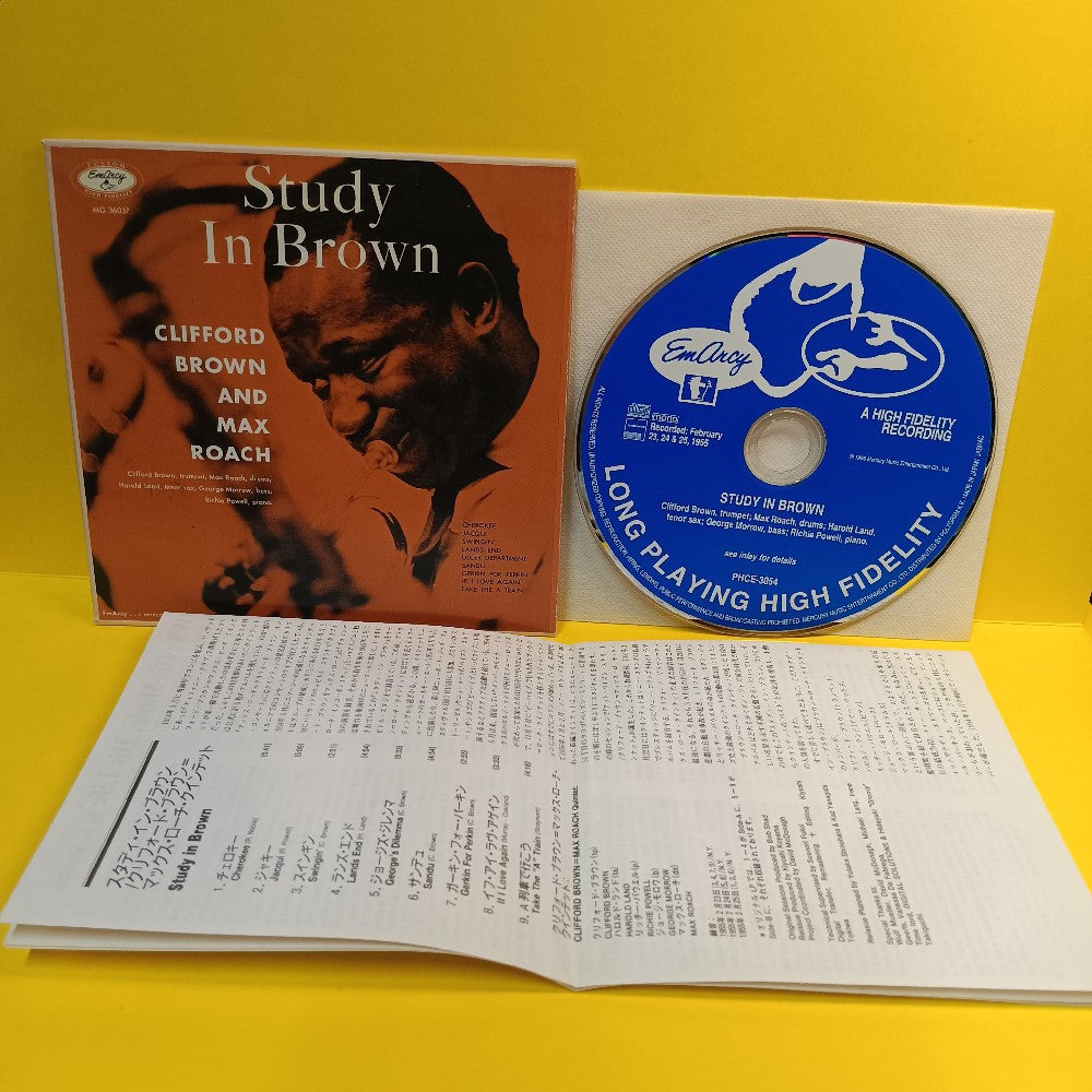 Clifford Brown & Max Roach - Study In Brown JAPAN - 1996 - PHCE-3054 - Used - VG++ - CDs