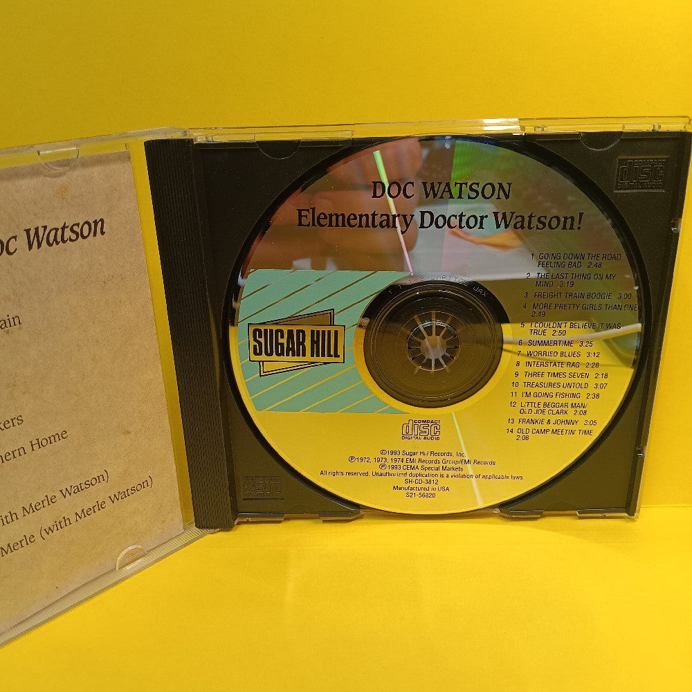 Doc Watson - Elementary Doctor Watson! - 1993 - SH-CD-3812 - Used - EX - CDs