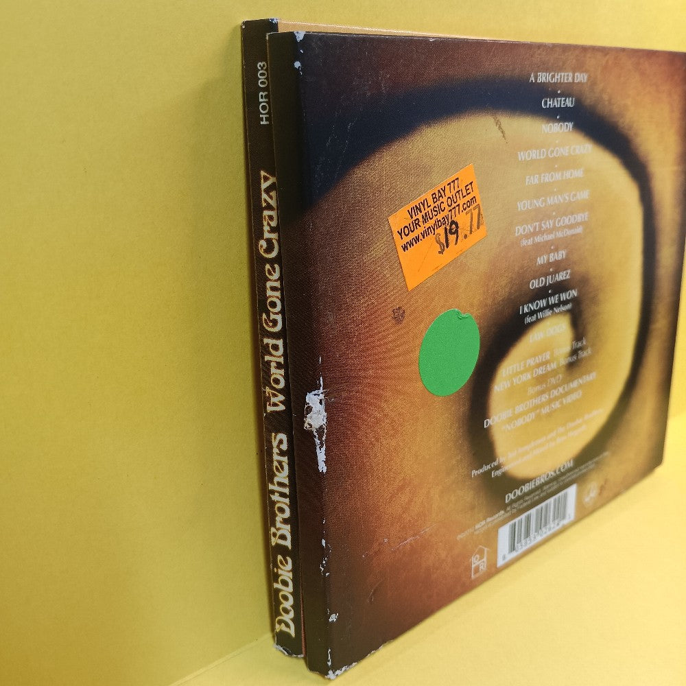 Doobie Brothers - World Gone Crazy CD DVD - 2010 - HOR 003 - Used - VG++ - CDs