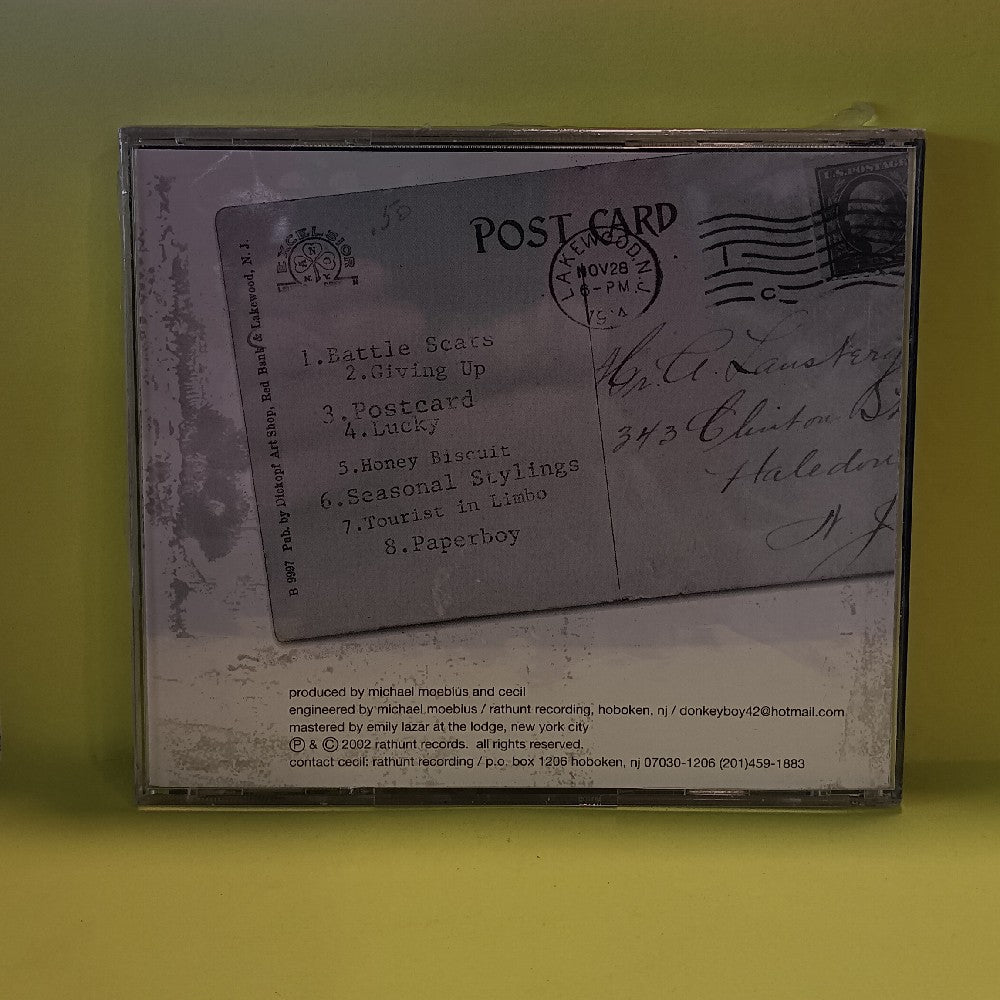 Cecil - Postcard - 2002 - New - Sealed - CDs