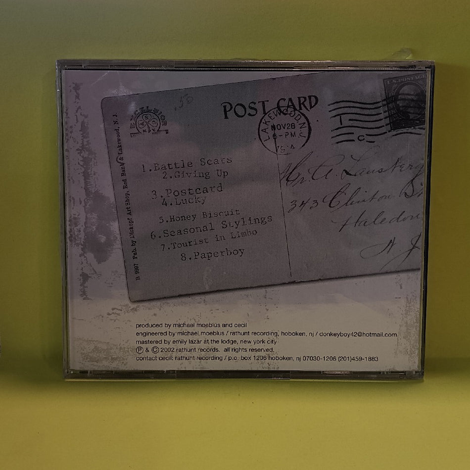 Cecil - Postcard - 2002 - New - Sealed - CDs