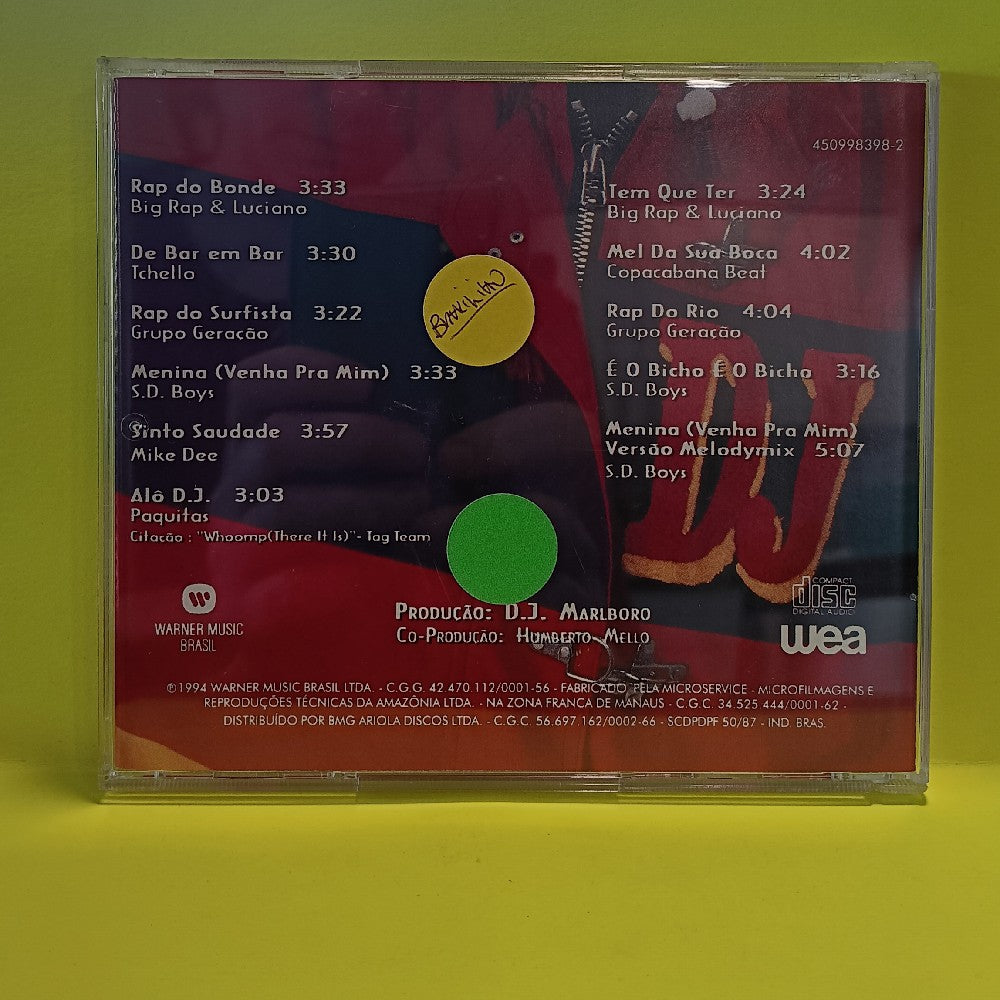 Various - Funk Brasil Especial BRAZIL - 1995 - M998398-2 - Used - VG++ - CDs