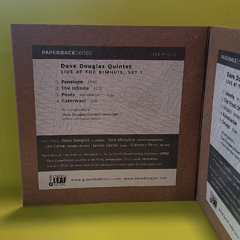 Dave Douglas Quintet - Live At The Bimhuis 2CD Set - 2005 - GRE-P-011 - Used - EX - CDs