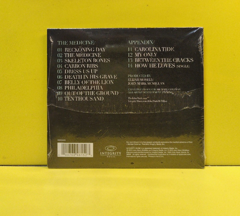John Mark McMillan - The Medicine - 2010 - 48152 - New - Sealed - CDs