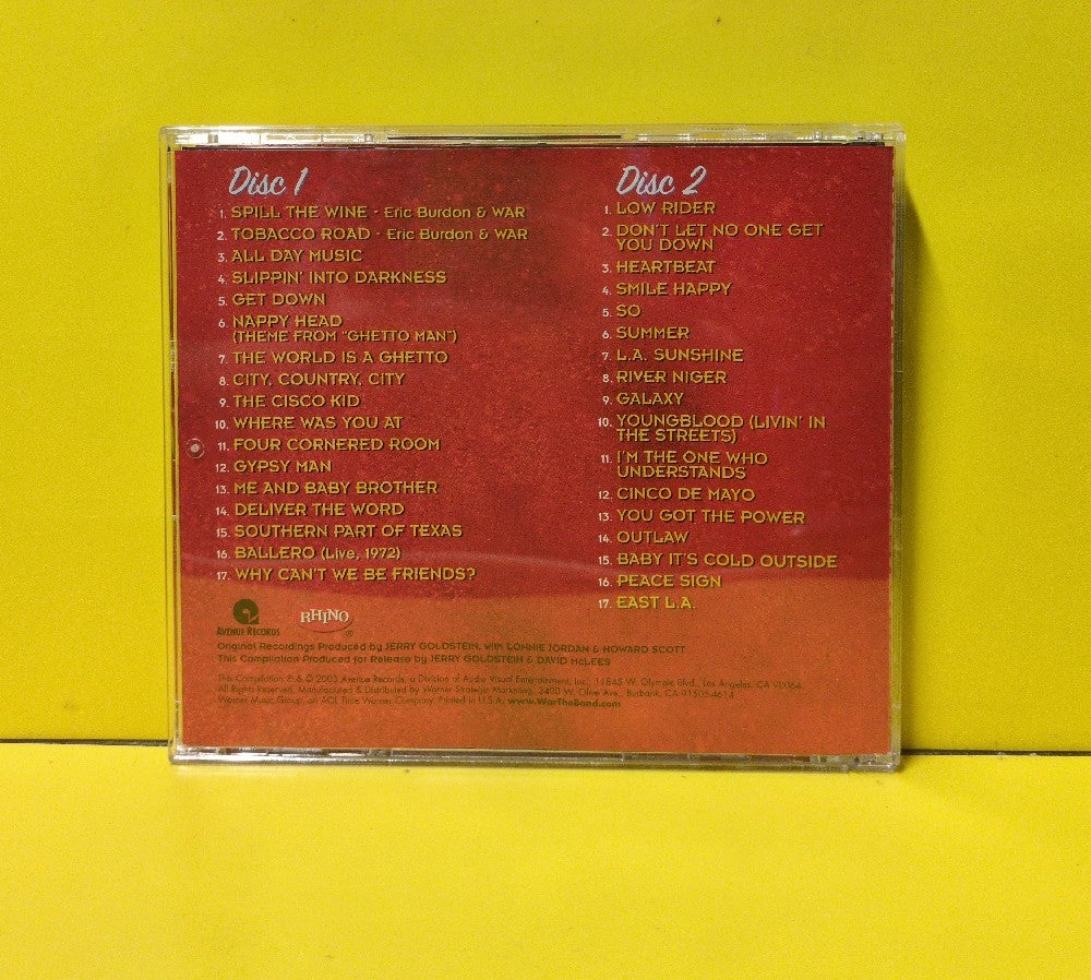 War - The Very Best Of - 2003 - R2 73895 - Used - EX - CDs - 2xCD