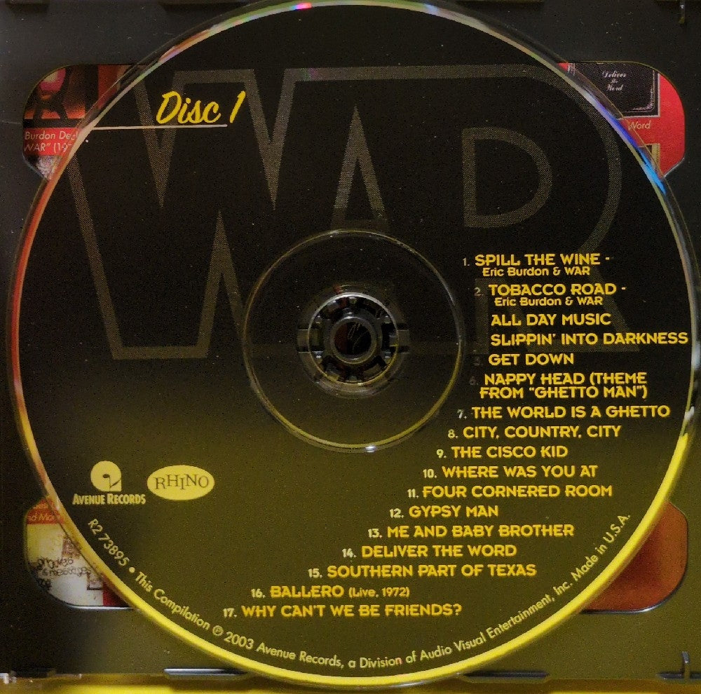 War - The Very Best Of - 2003 - R2 73895 - Used - EX - CDs - 2xCD