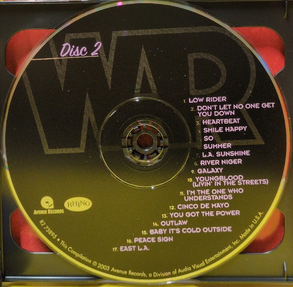 War - The Very Best Of - 2003 - R2 73895 - Used - EX - CDs - 2xCD
