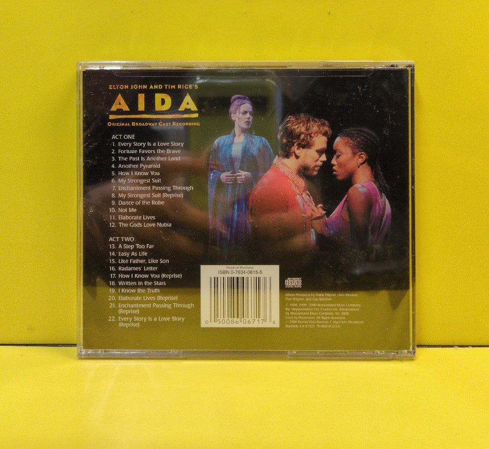 Elton John And Tim Rice - Aida (Original Broadway Cast Recording) - 2000 - 60671-7 - New - Sealed - CDs