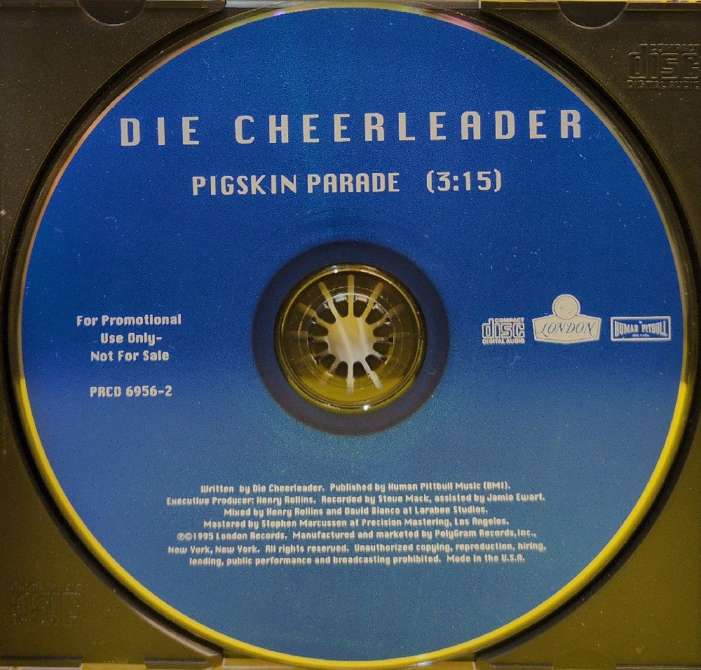 Die Cheerleader - Pigskin Parade - 1995 - PRCD-6956-2 - Used - EX - CDs - Promo