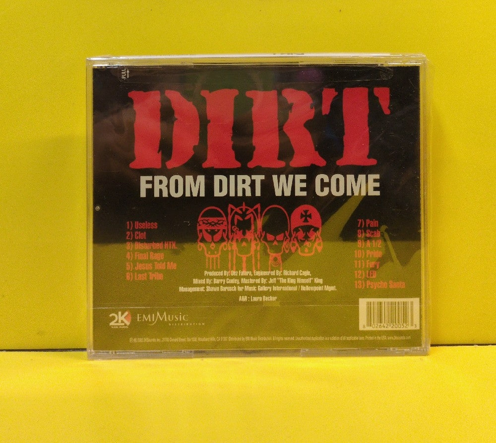 Dirt - From Dirt We Come - 2002 - 802642200523 - New - Sealed - CDs