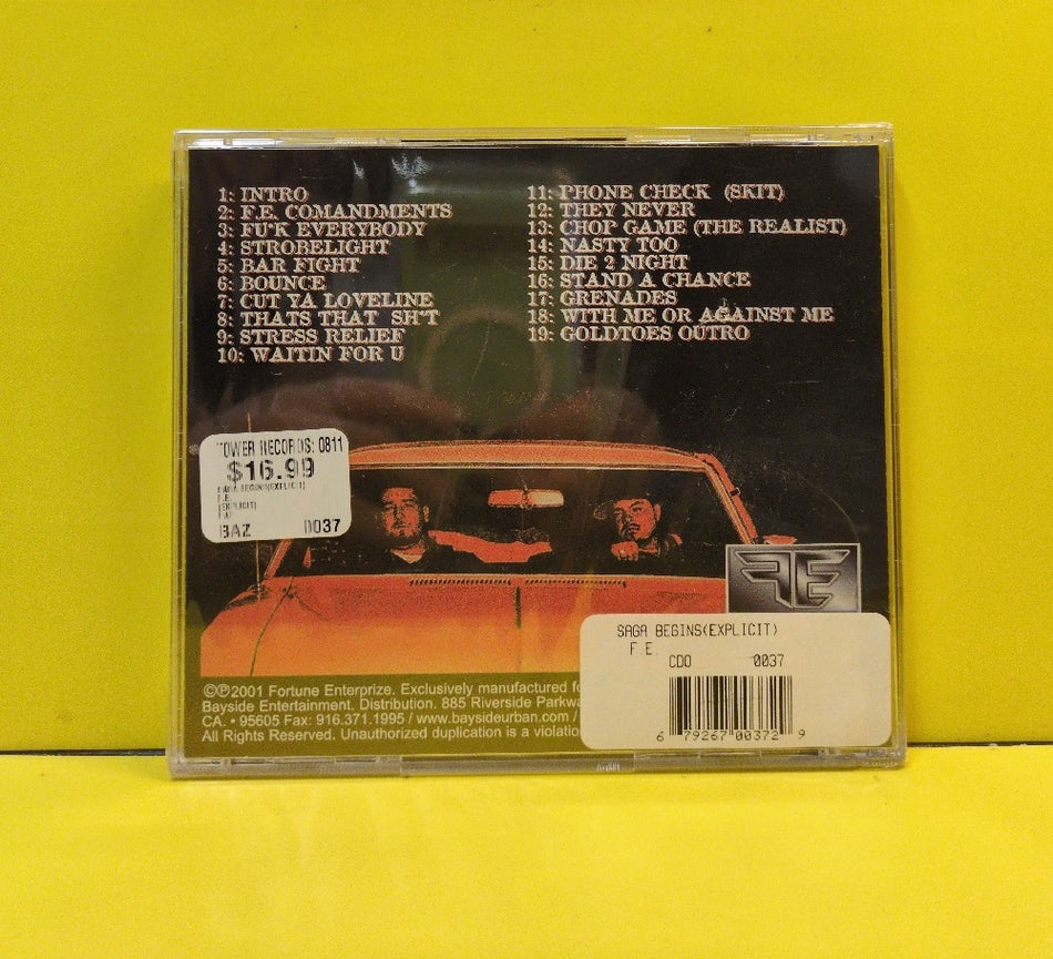 Dutch / Mr. Kee - The Saga Begins... - 2001 - FE-0026-2 - New - Sealed - CDs