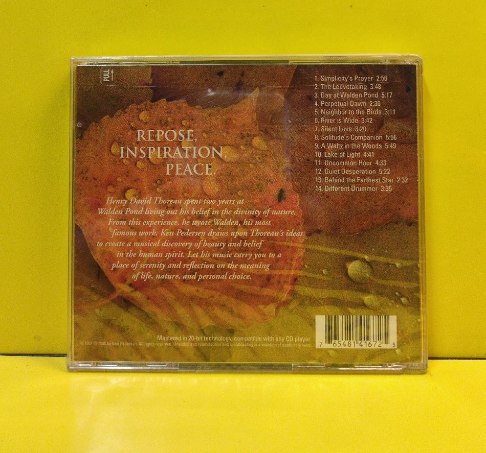 Ken Pedersen - Walden - 1999 - SYM0501 - New - Sealed - CDs