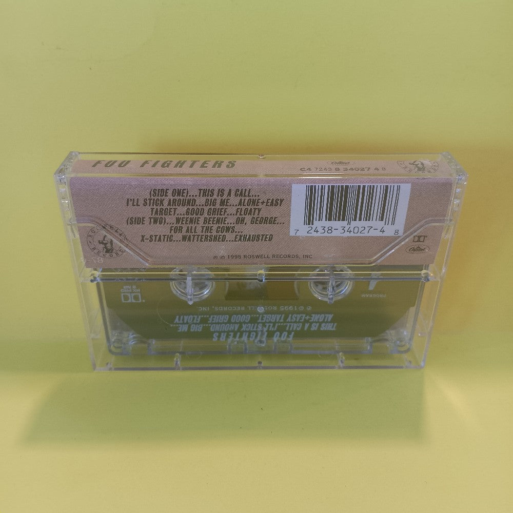 Foo Fighters - Foo Fighters / Self Titled - 1995 - C4 7243 8 34027 4 8 - Used - EX - Cassettes