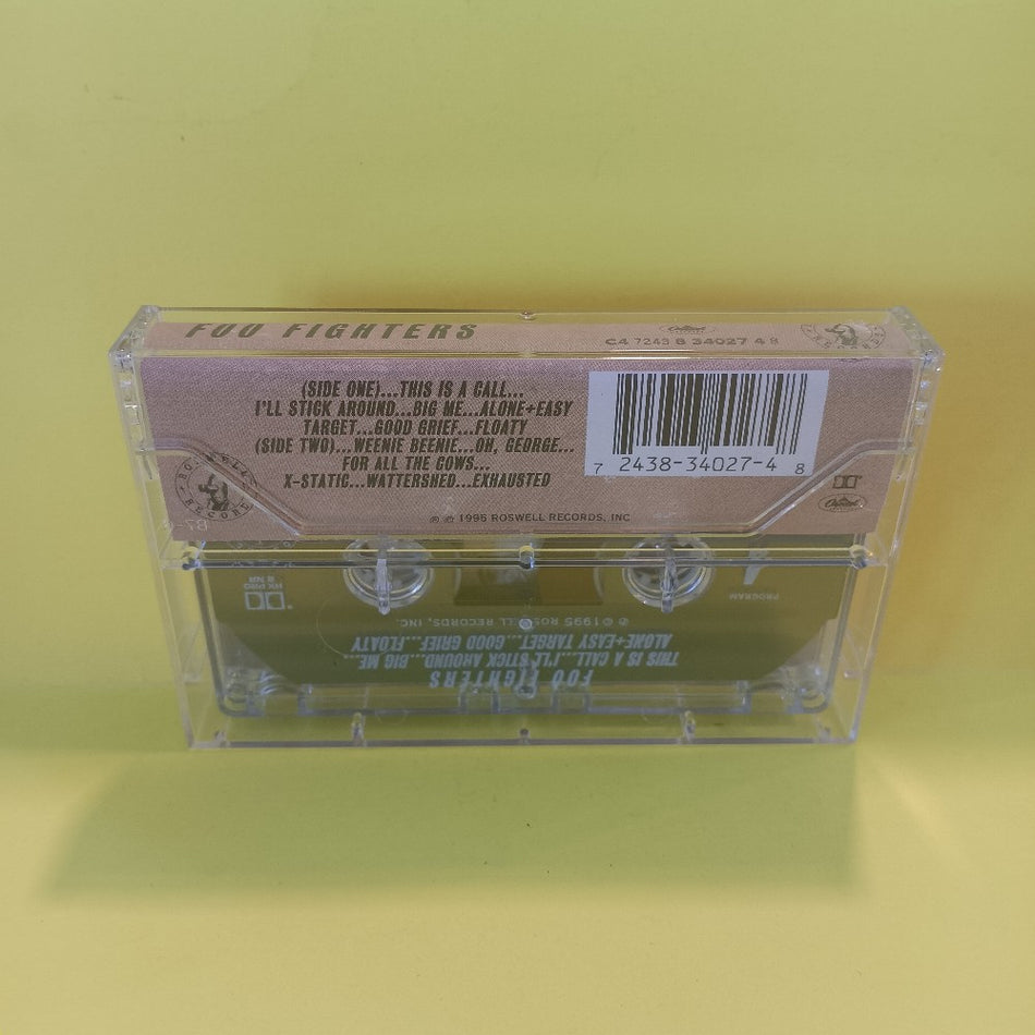 Foo Fighters - Foo Fighters / Self Titled - 1995 - C4 7243 8 34027 4 8 - Used - EX - Cassettes