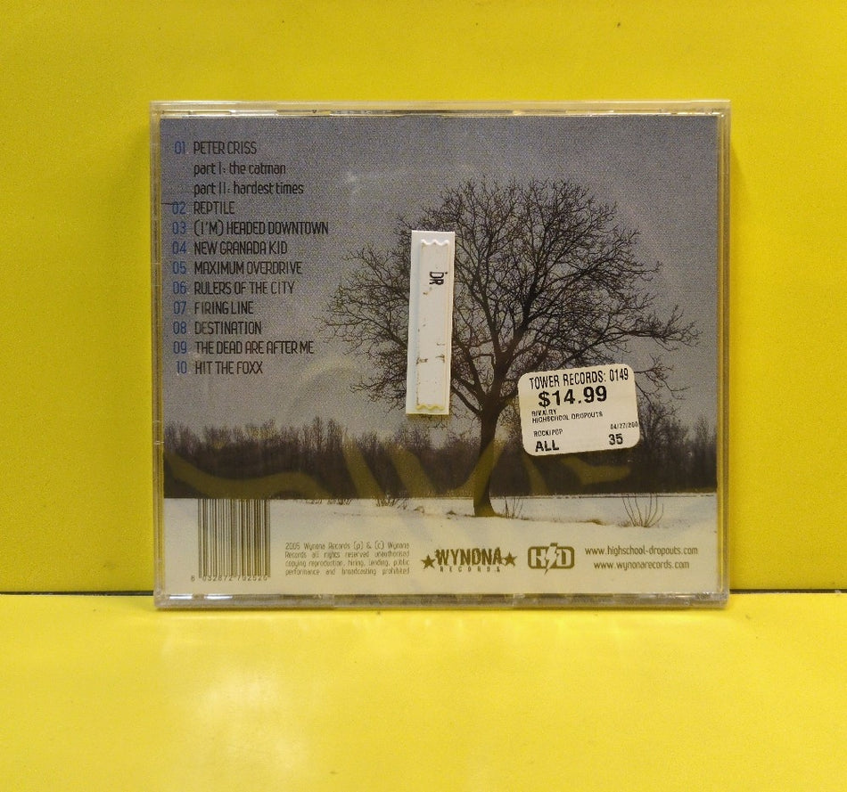 Highschool Dropouts - Rivalry - 2005 - WR35 - New - Sealed - CDs - Italy Import