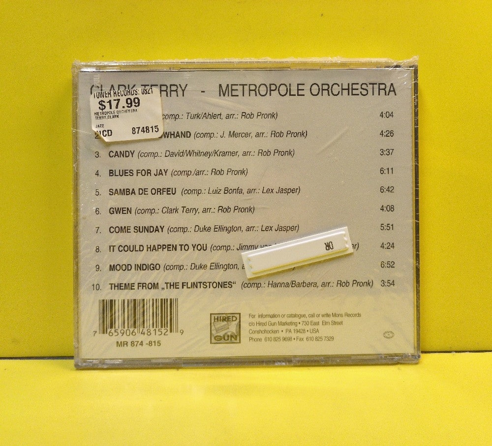 Clark Terry, Metropole Orchestra - Clark Terry - Metropole Orchestra - 1995 - MR 874-815 - New - Sealed - CDs - Remastered - Germany Import