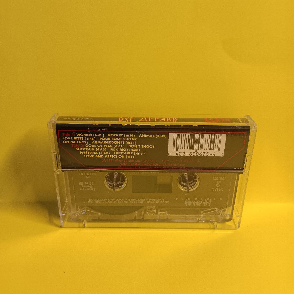 Def Leppard - Hysteria - 1987 - 830 675-4Q-1 - Used - EX - Cassettes
