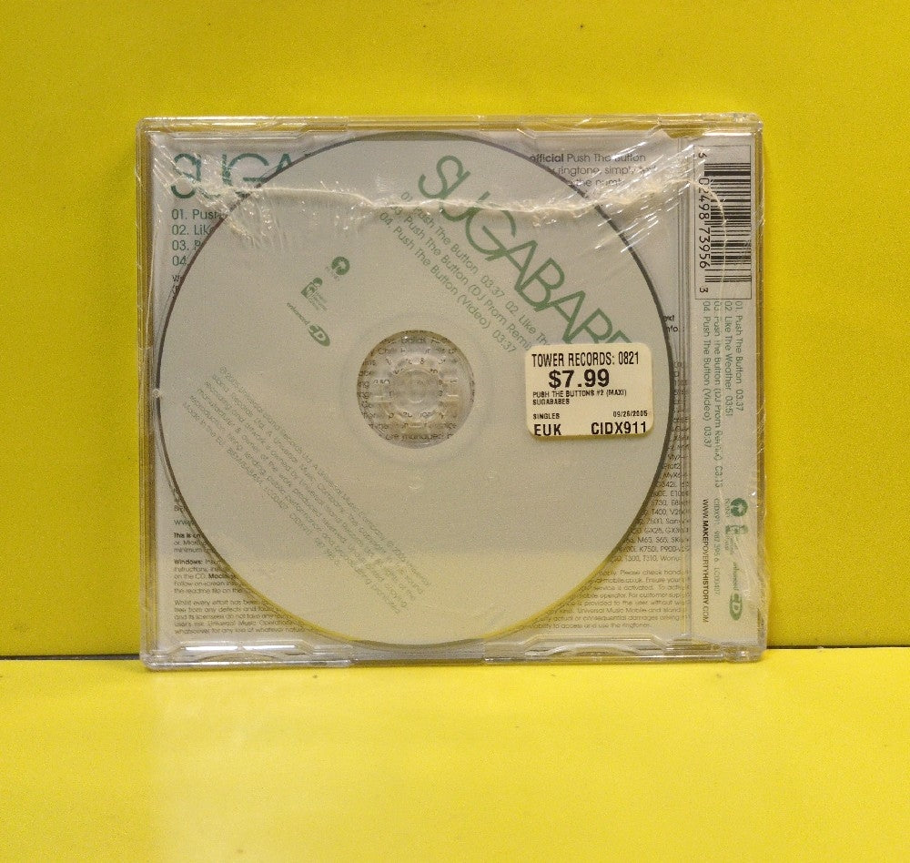 Sugababes - Push The Button - 2005 - CIDX911 - New - Sealed - CDs - CD Single - CD 2 Of 2 - UK Import