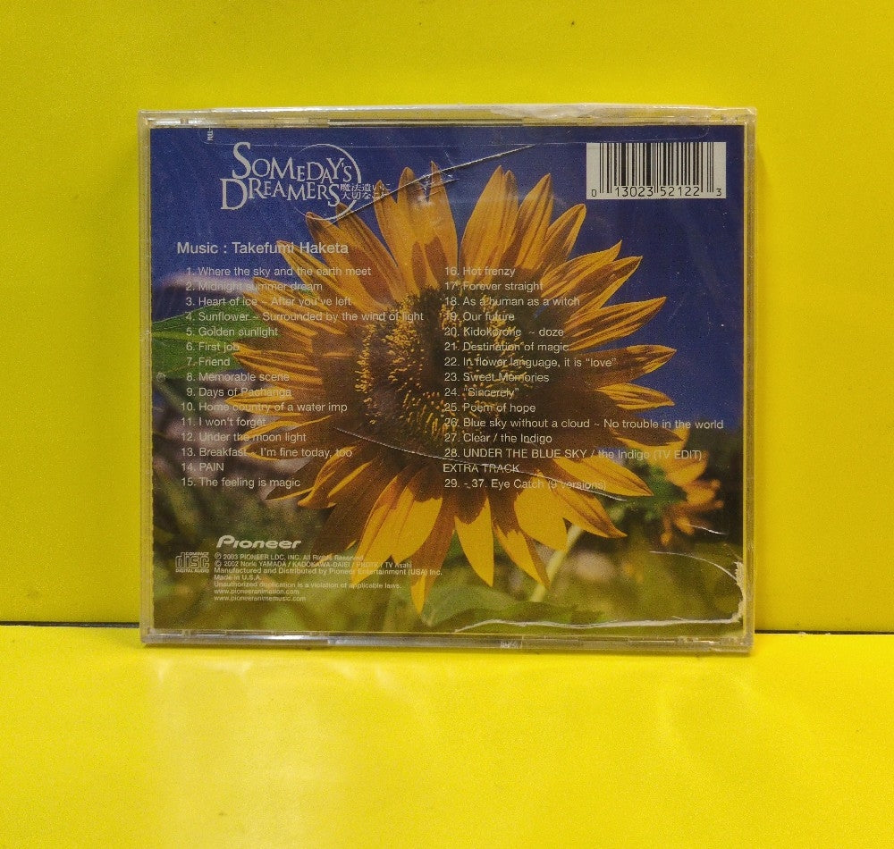 Takefumi Haketa - 魔法遣いに大切なこと Someday's Dreamers Original Soundtrack - 2003 - 5212-2 - New - Sealed - CDs