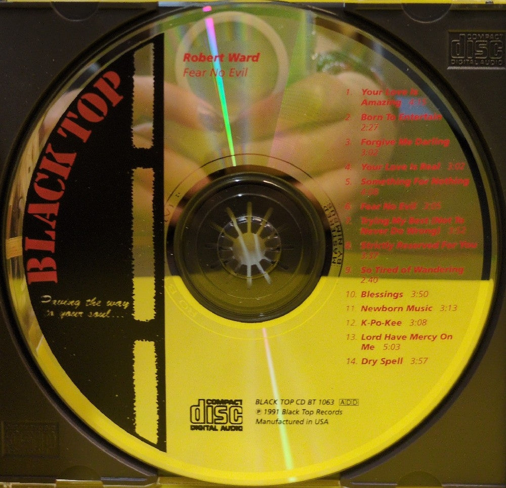 Robert Ward And The Black Top All-Stars - Fear No Evil - 1990 - CD BT-1063 - Used - EX - CDs