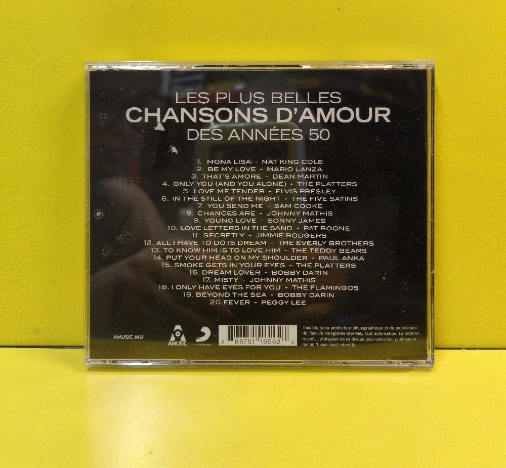 Various - Les Plus Belles Chansons D'amour Des Annees 50 - 2015 - 88875116962 - Used - EX - CDs