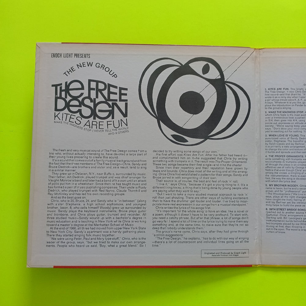 The Free Design - Kites Are Fun QUAD - PR 5019QD - Used - VG++ - Vinyl