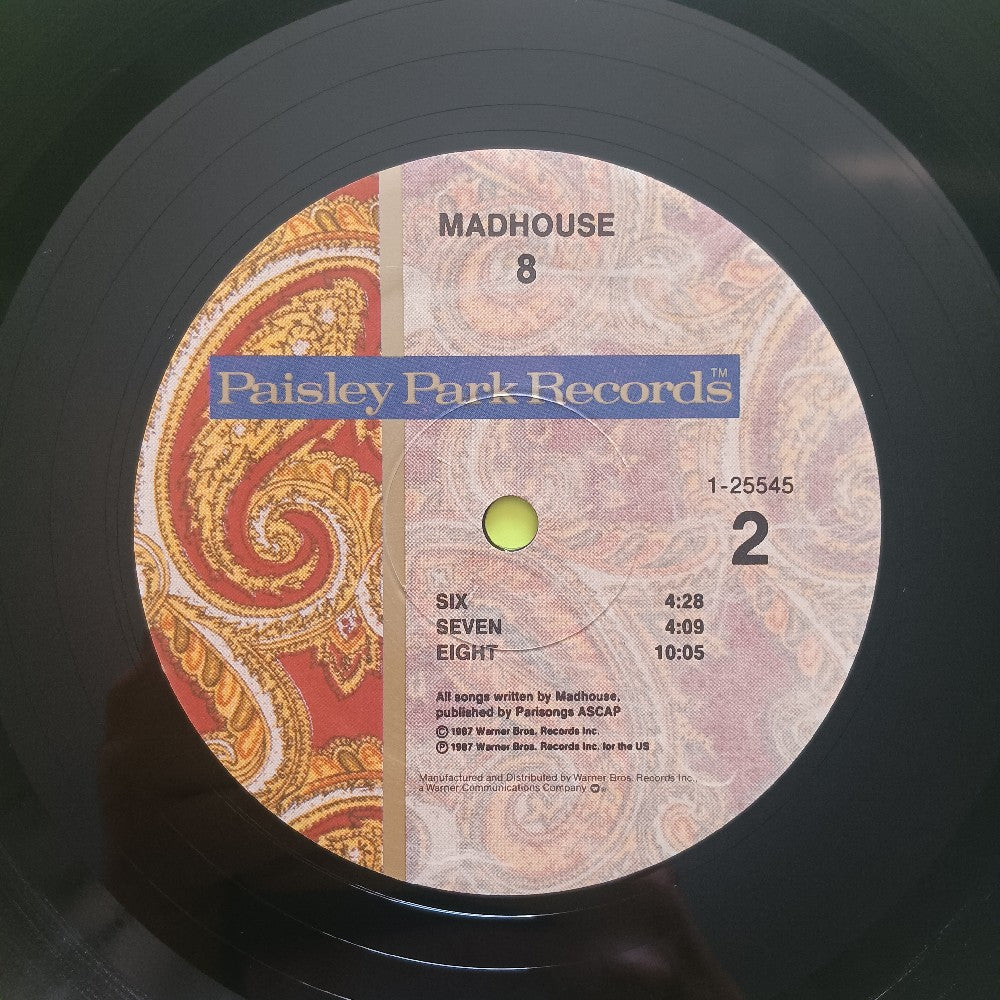 Madhouse - 8 - 1987 - 9 25545-1 - Used - EX - Vinyl