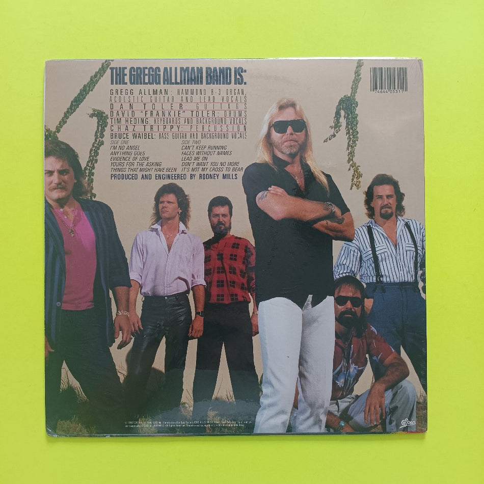 The Gregg Allman Band - I'm No Angel - 1987 - FE 40531 - New - Sealed - Vinyl