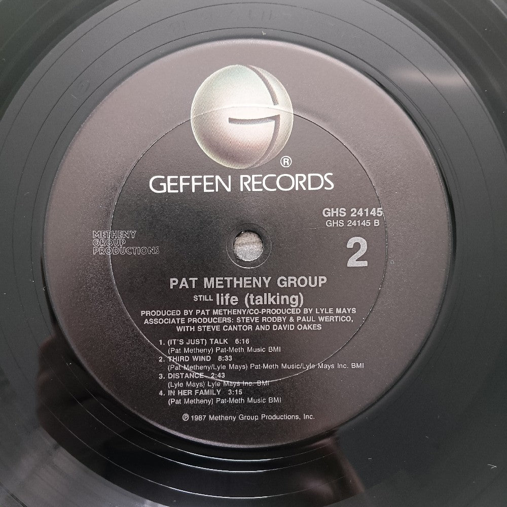 Pat Metheny Group - Still Life (Talking) CLUB - 1987 - GHS 24145 - Used - EX - Vinyl