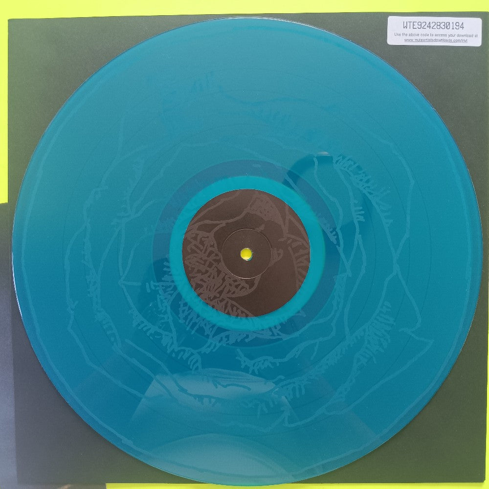 Lee Ranaldo - In Virus Times TURQUOISE ETCHED SIGNED POSTER - 2021 - STUMM471 - Used - EX - Vinyl