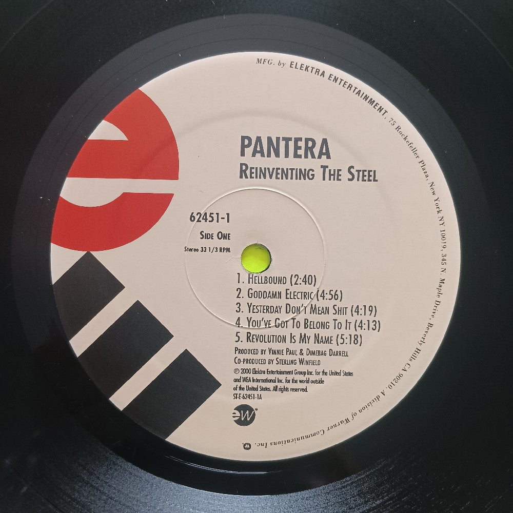 Pantera - Reinventing The Steel OG Shrink & Hype - 2000 - 62451-1 - Used - EX - Vinyl