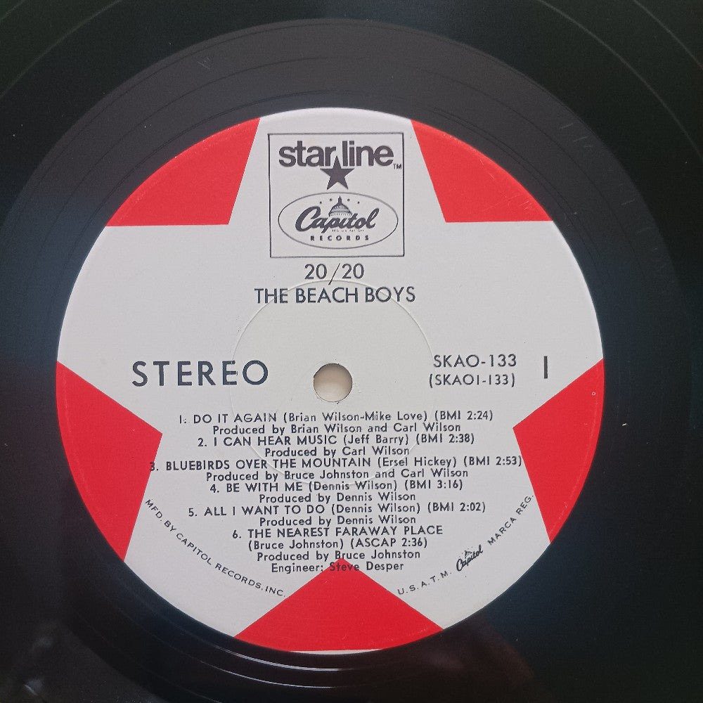 Beach Boys - 20/20 STARLINE UNIPAK - 1969 - SKAO 133 - Used - VG+ - Vinyl