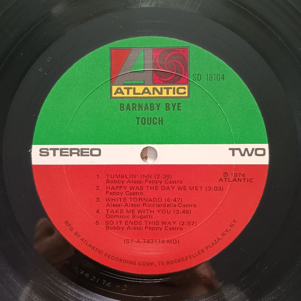 Barnaby Bye - Touch 3X AUTOGRAPHS - 1974 - SD 18104 - Used - VG++ - Vinyl