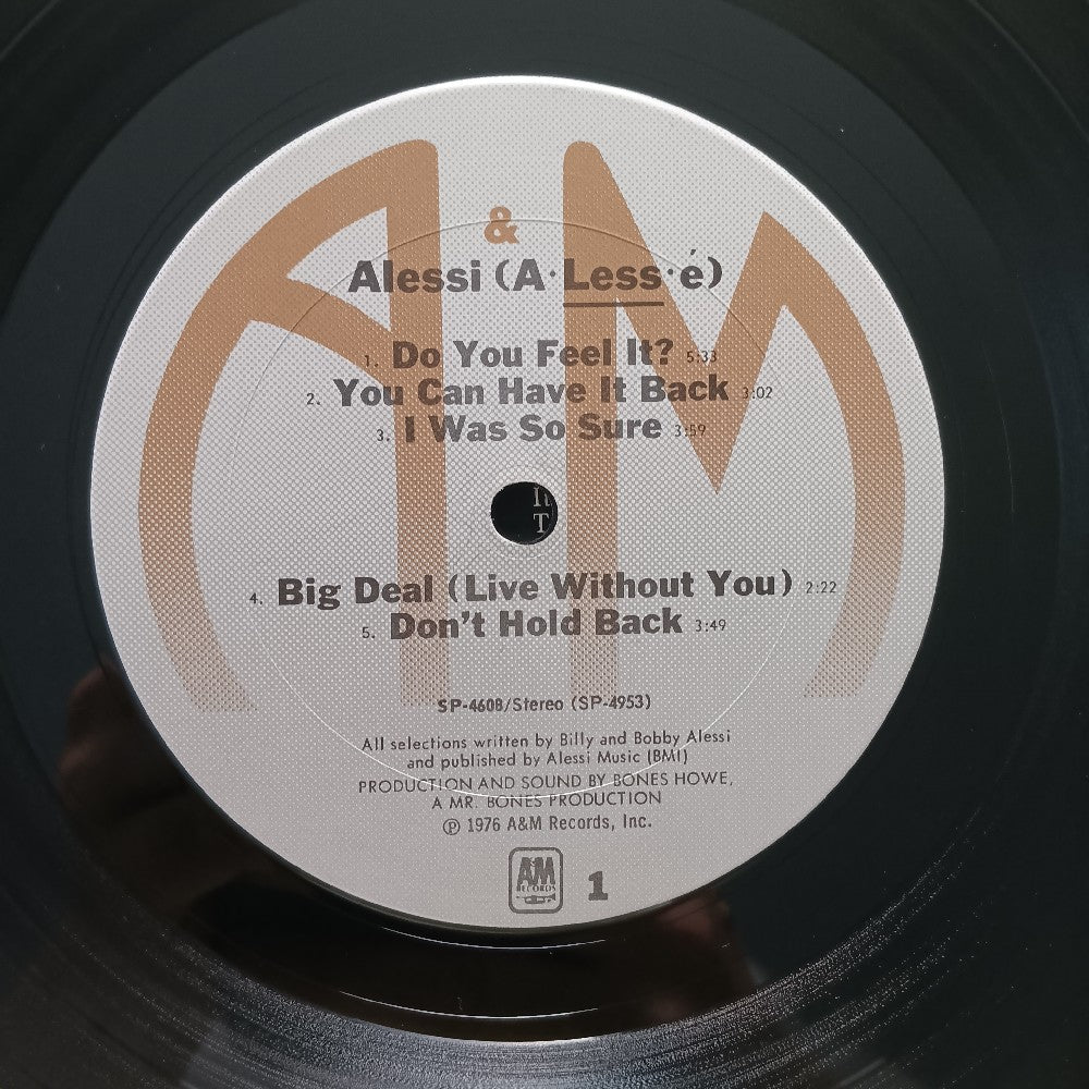 Alessi - Alessi / Self Titled AUTOGRAPHED  - 1977 - SP 4608 - Used - VG++ - Vinyl