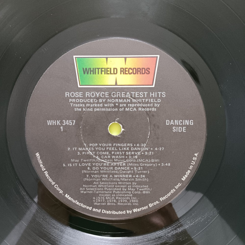 Rose Royce - Greatest Hits SHRINK - 1980 - WHK 3457 - Used - VG++ - Vinyl