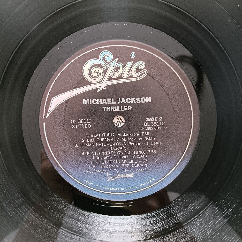 Michael Jackson - Thriller OG NO CO-PROD CREDIT - 1982 - QE 38112 - Used - VG++ - Vinyl