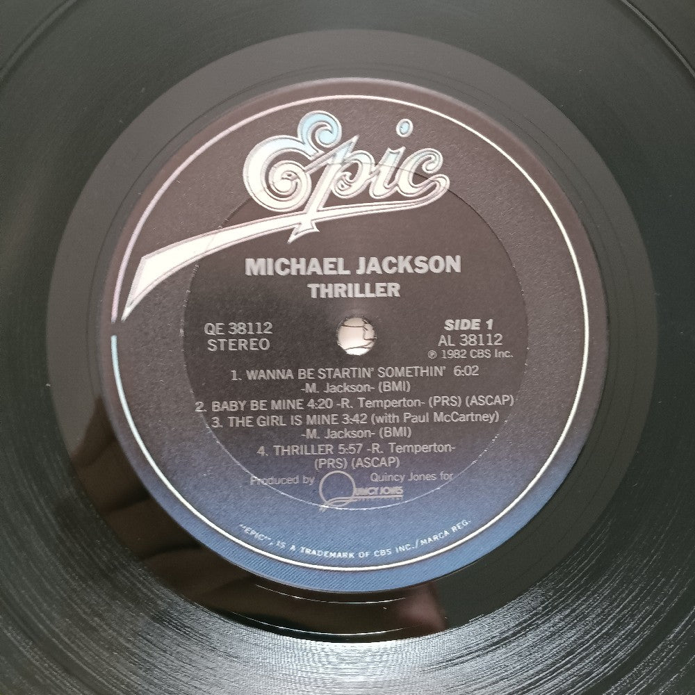 Michael Jackson - Thriller OG NO CO-PROD CREDIT - 1982 - QE 38112 - Used - VG++ - Vinyl