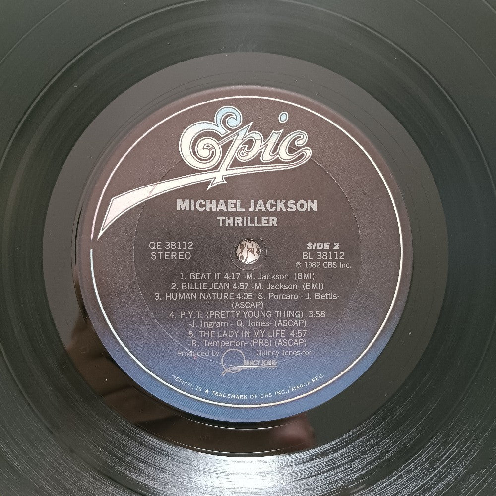 Michael Jackson - Thriller OG NO CO-PROD CREDIT - 1982 - QE 38112 - Used - VG++ - Vinyl