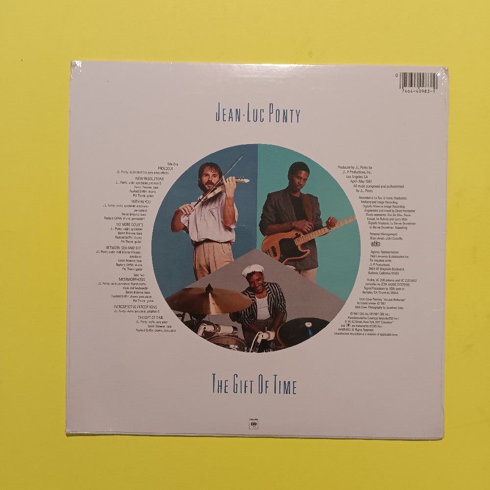 Jean-Luc Ponty - The Gift Of Time - 1987 - FC 40983 - New - Sealed - Vinyl